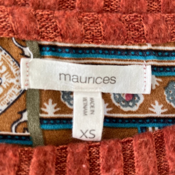 Maurice’s Rust Color Sweater for Women. - Picture 3 of 5